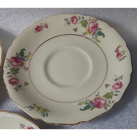 Thomas Ivory Thomas Bavaria "Rosemont” saucers 3pc. set - Picture 4 of 8